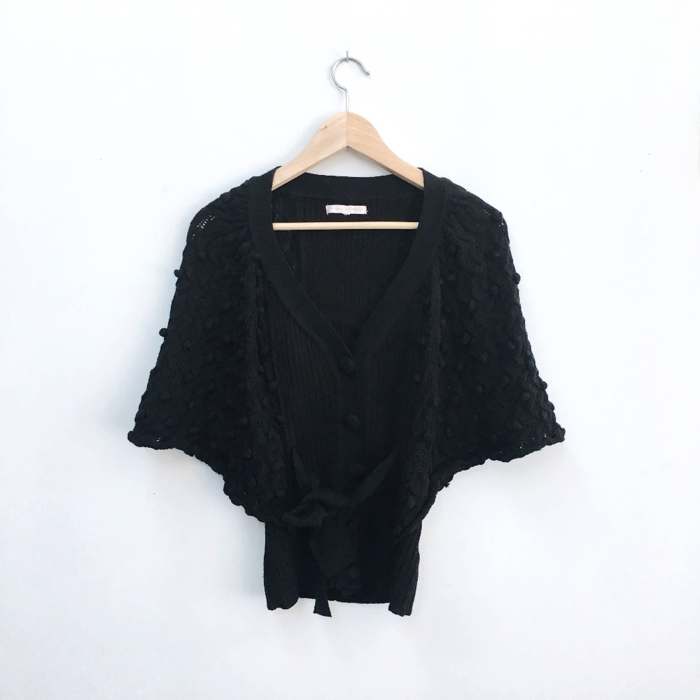 Rebecca Taylor pom pom cardigan - size xs